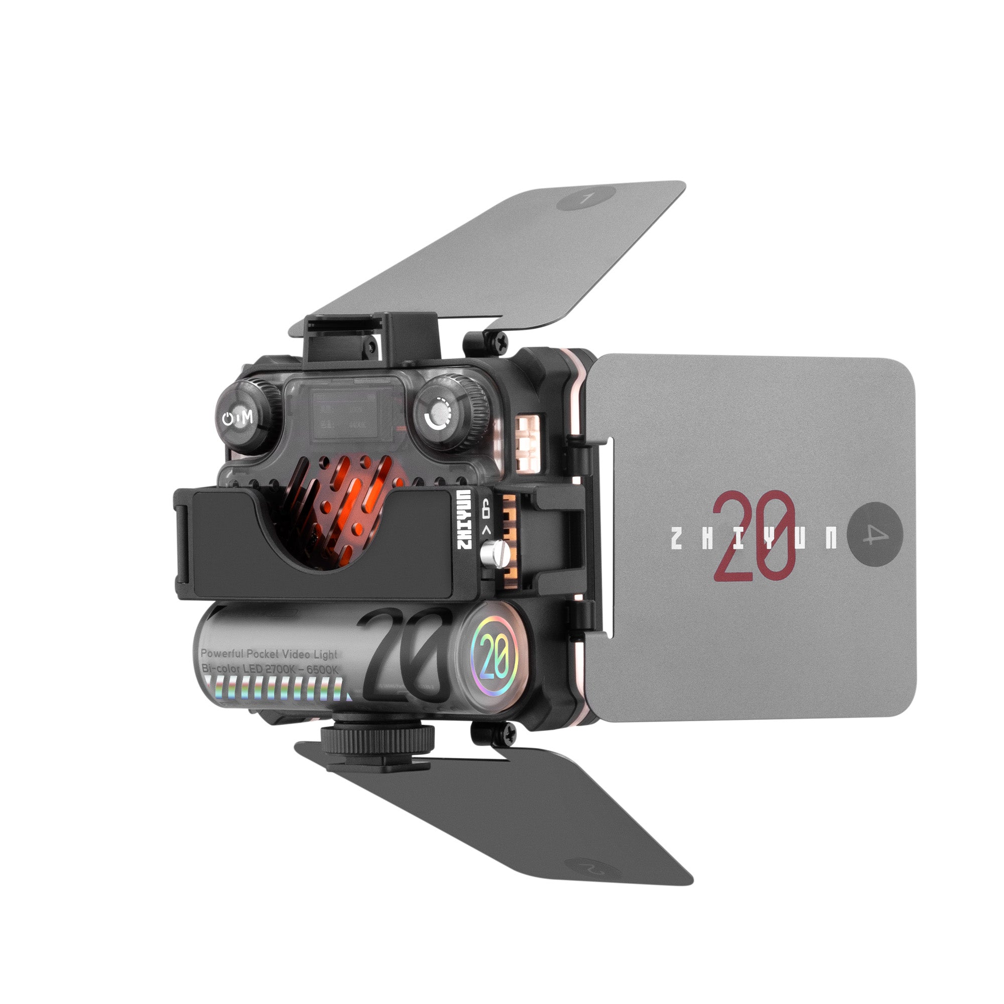 ZHIYUN FIVERAY M20C COMBO RGB撮影用ライト×1 Amazon.com : ZHIYUN FIVERAY M20C RGB Video Light [Official